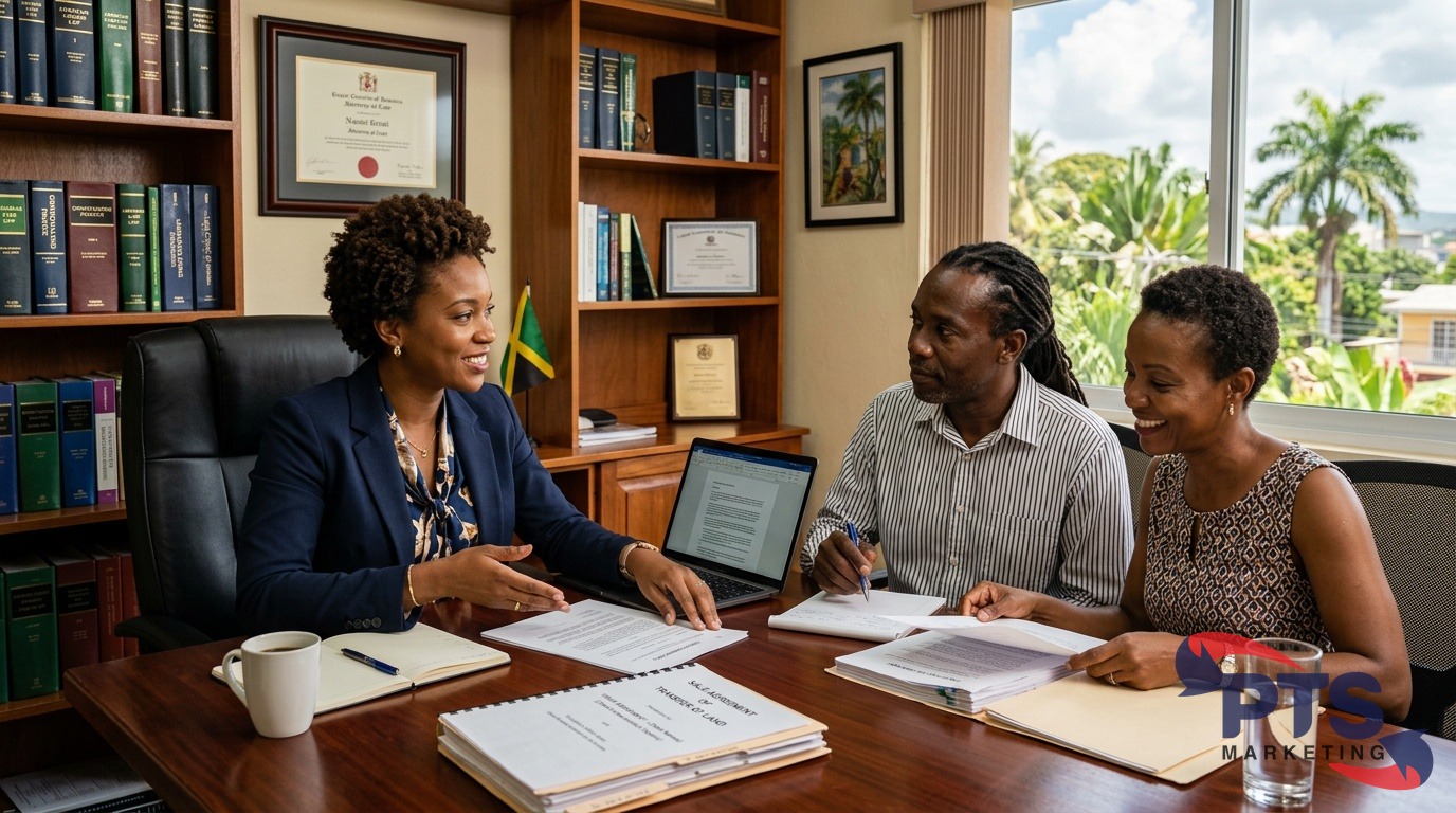 Jamaican real estate lawyer office