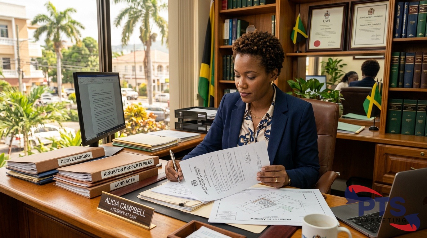 Jamaican property lawyer office