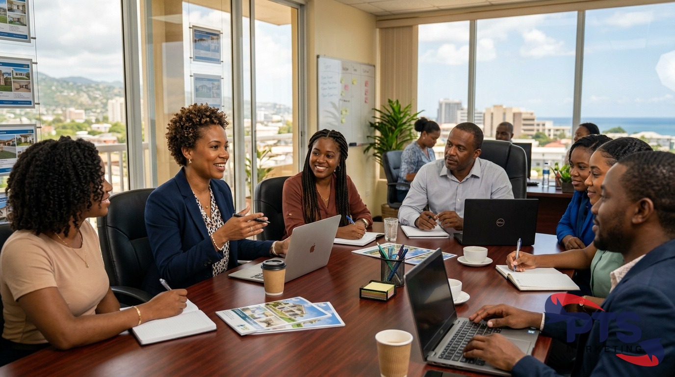 real estate brokers meeting in Kingston Jamaica office